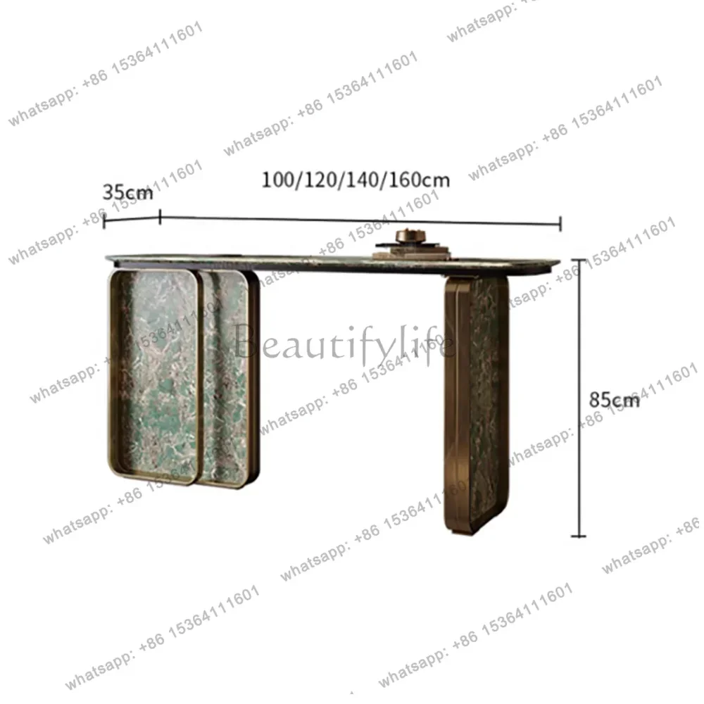 YJ Luxury Beauty Console Table Modern Design Premium Nordic Console Table Trendy Living Room Wohnzimmer Tisch Home Furniture