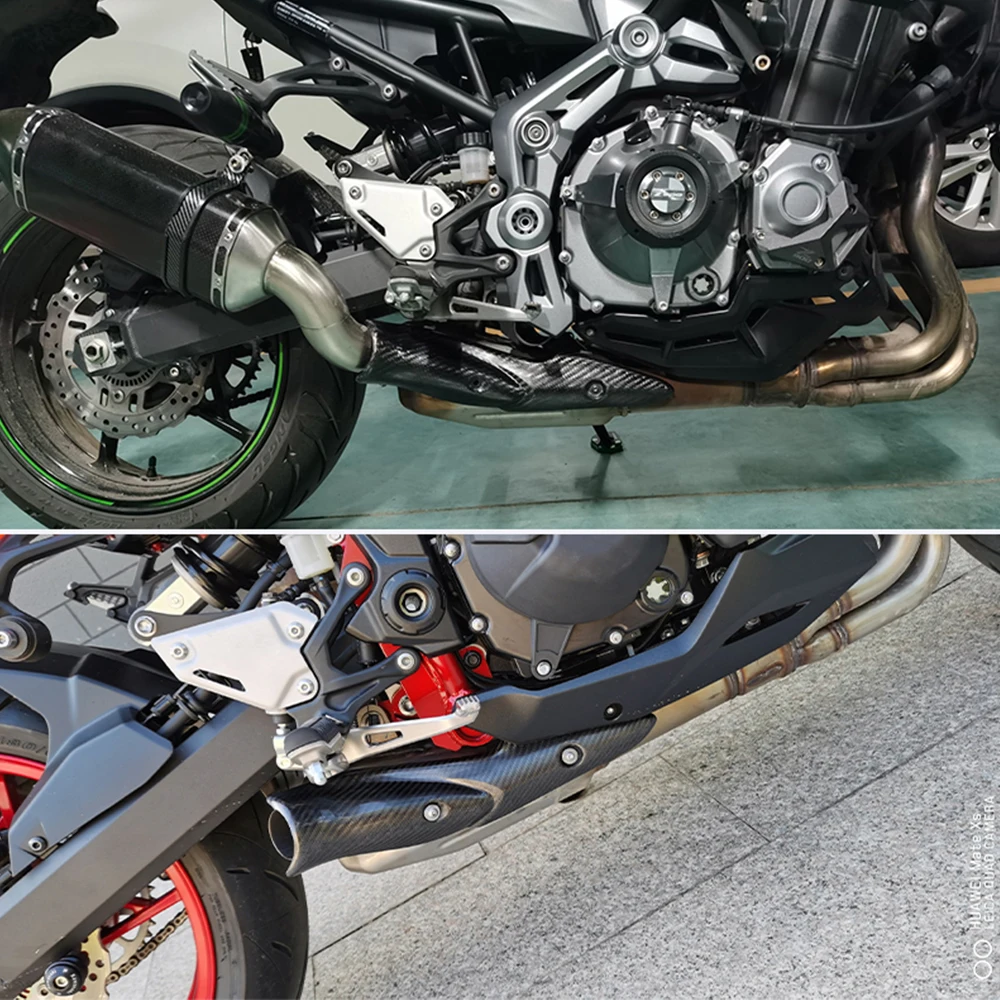 

Suitable for Z900 motorcycle exhaust pipe cover/anti-scalding cover/decorative cover/heat shield/heat shield Carbon fiber cover