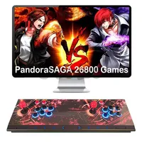 3D PandoraDX Plus Box 26800 in 1 Retro Arcade Game Machine Dual Joystick LED Light Buttons Console Suitable Family Play