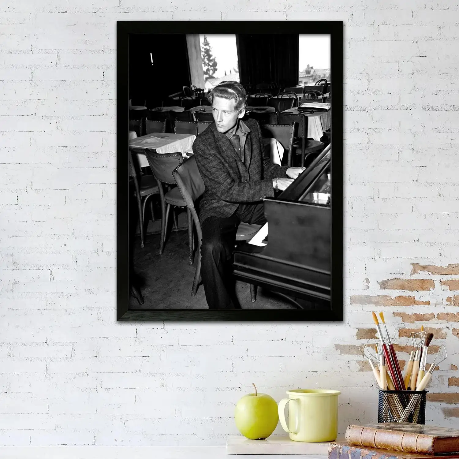 jerry lee lewis Canvas Art Poster and Wall Art, Picture Print, Modern Family, Bedroom Decor, Posters,Decorative painting