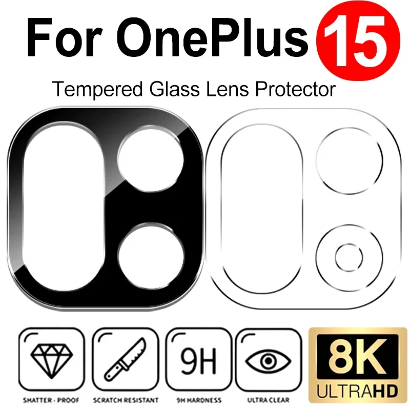 Tempered Glass Camera Lens Protector for OnePlus 15