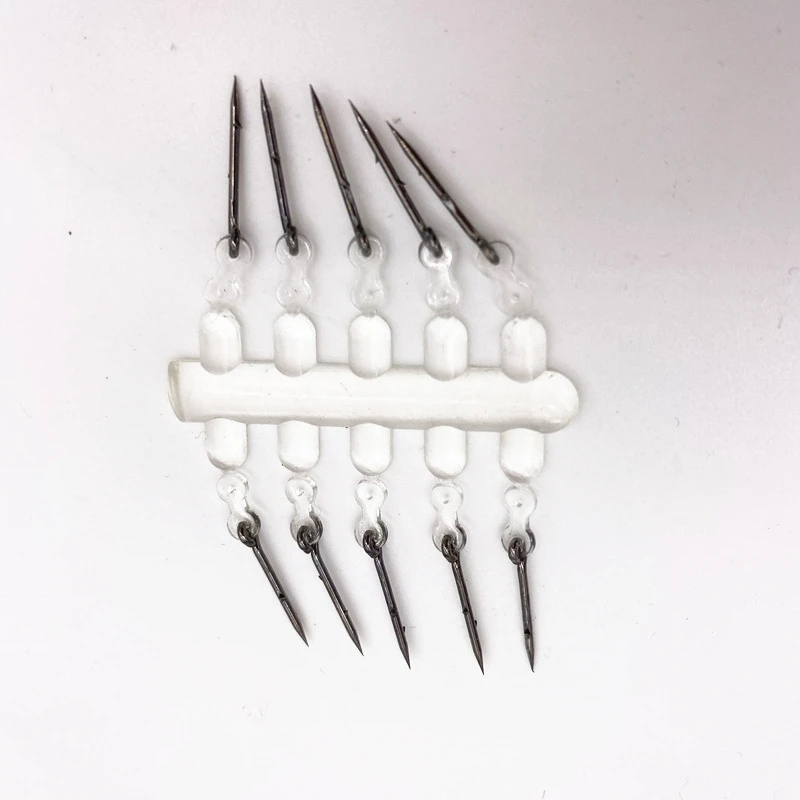 10 قطعة الطعم المعدني سبايك الكارب الصيد اكسسوارات الطعم ستينغ Boilies دبوس مع واضح المطاط الذرة روني الشعر تلاعب الكارب المغذية معالجة