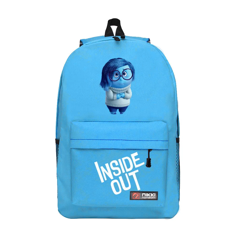 Mochila de Grande Capacidade para Alunos do Ensino Primário, Bolsa de Ombro Animação, Papelaria para Crianças, Mochila Inside Out, 2024