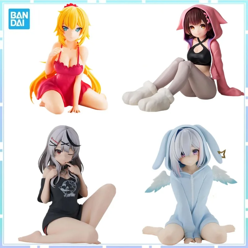 

Bandai Original BANPRESTO Аниме Hololive IF Relax Time Amane Kanata Akai Haato Robocosan ПВХ Фигурка Модель Игрушки Подарки