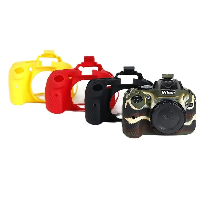 D5200 Silicone Armor Skin Camera Case Body Cover Protector For Nikon D5200 Digital Camera