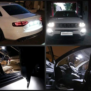 1 Stcs Car LED LED T10 W5W 194 Signalleuchte 12V 5630 SMD 7000K Weiß Auto Interior Maps Lizenzlizenzleuchten Lampen -Seitenlampe 8 Hauptverkauf Pajero 1 - №7