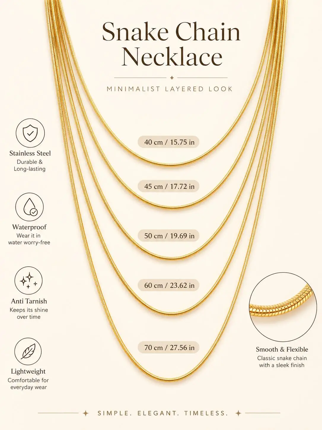 Thumbnail 4 - #12 Newest Layered Chain Necklaces