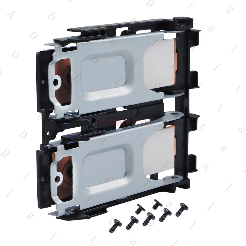 GQ-  for HP ZBook Fury 15 G7 G8 M.2 SSD3 SSD4 Bracket Caddy Frame & 2-Heatsink M17040-001