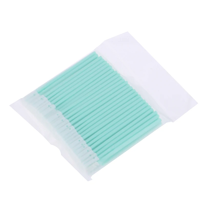 100Pcs 836D Industrial Dust-free Purification Cotton Swab Sponge Swab Green PP Handle Wipe Stick Can Clean The Camera Lens