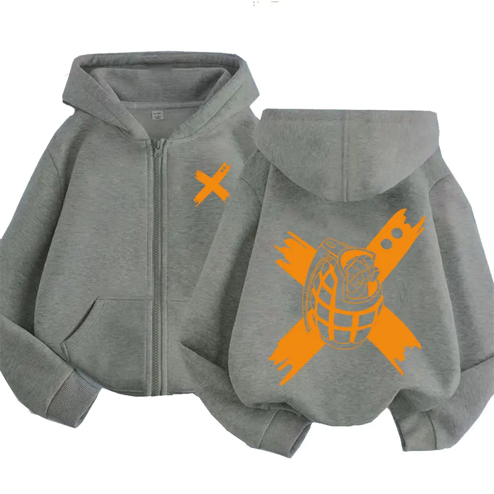 Japan Anime My Hero Academia Reißverschluss-Hoodie Harajuku Mode Manga Vintage Zip-Up-Jacke Herren Fleece Übergroßer Zip-Up-Sweatshirt – Detail 4