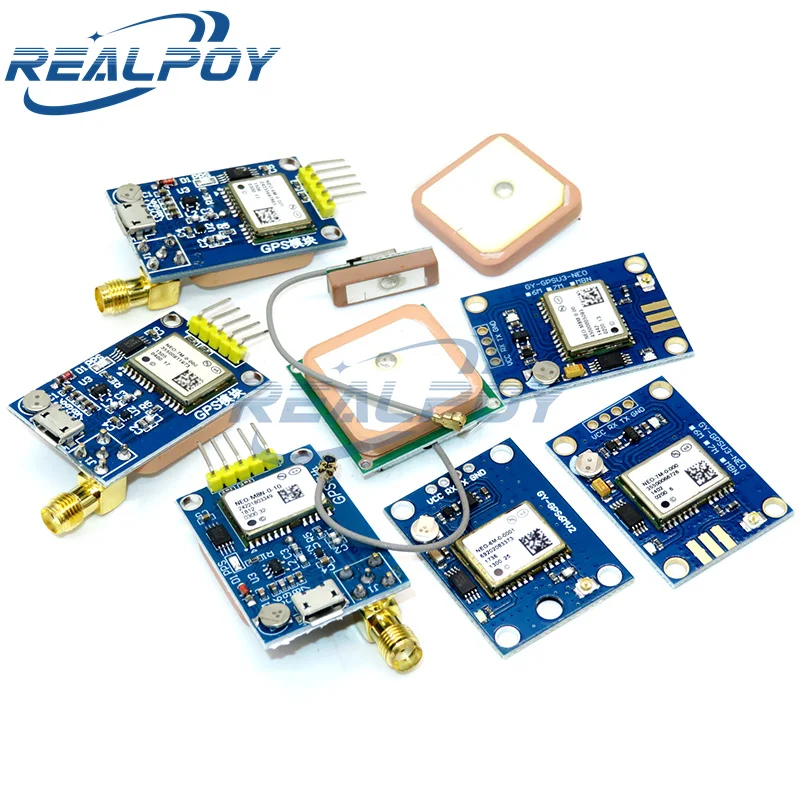 Módulo de posicionamento por satélite GPS para arduino, chip único, micro USB, NEO-6M, NEO-7M, 51, STM32