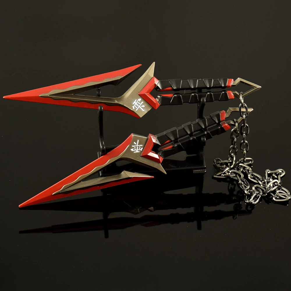 16 cm Valorant Waffe Kuronami Keine Yaiba Kunai Spiel Peripherie Metall Waffe Modell Schwert Desktop Ornament Sammlung Handwerk Geschenk Spielzeug