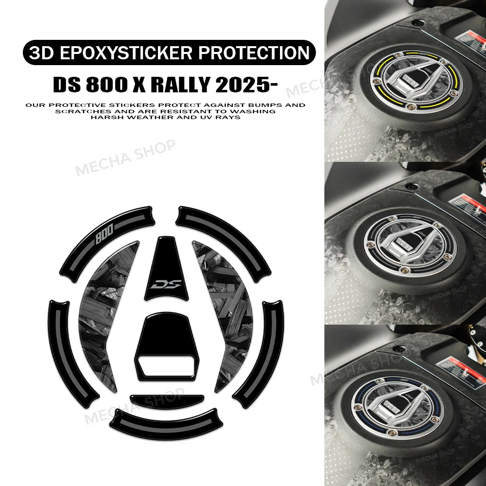 

Защитная наклейка на бак для мотоциклов DSX800 DS800X 2025 и 800DSX Rally 2025: 3D-декаль из эпоксидной смолы для защиты топливного бака