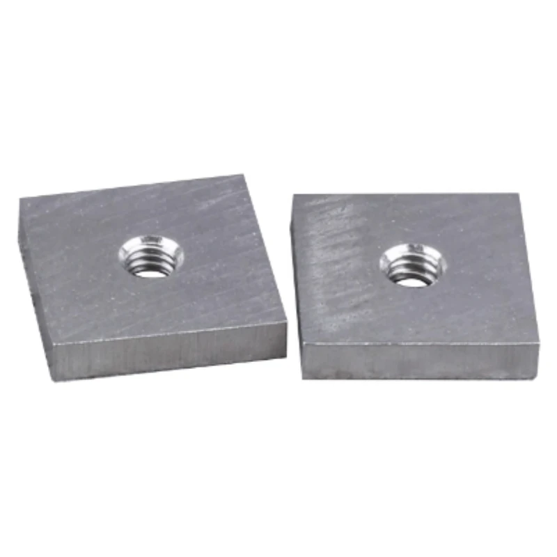 5/10/20/50pcs M4 M5 M6 M8 Square Nut 304 Stainless Steel Square Nut Thin Sliding Block Nut Aluminum Profile Accessories