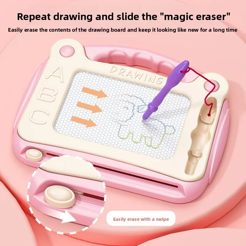 Tablero de dibujo magnético, Graffiti de colores, borrador mágico, tablero de dibujo, tablero de Graffiti para niños, arte, juguete de dibujo para educación temprana