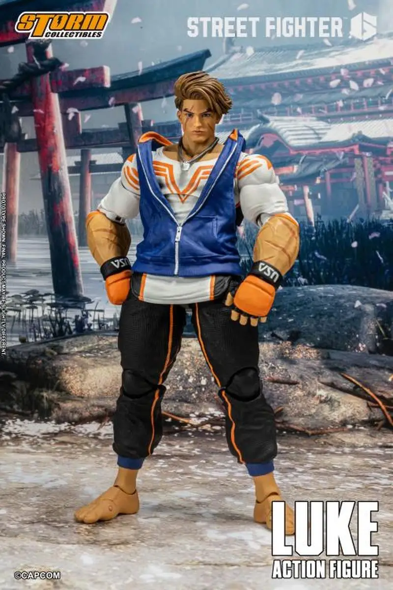 Storm Toys Street Fighter Street Fighter 6 Luke 1/12 échelle figurine à collectionner modèle cadeau jouet pour les Fans et les collectionneurs