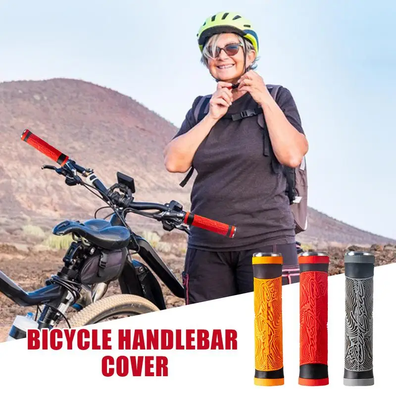 Shock-Absorbing Cycle Handlebars MTBGrips Handles for Bicycle Silicone Cycle Hand Grips Covers Handlebars Accessories