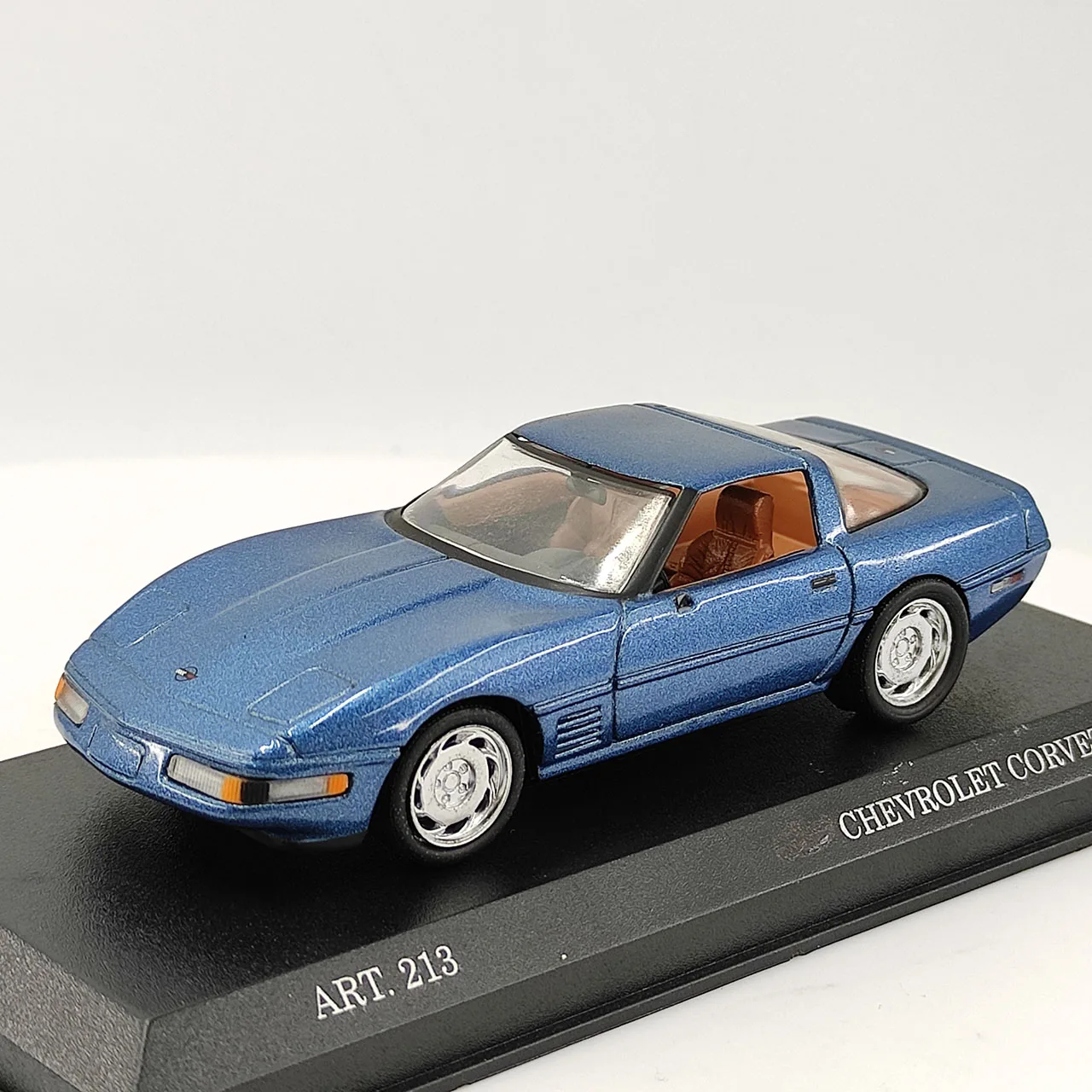 Diecast CORGI 1:43 Scale CHEVROLET CORVETTE Blue Alloy Car Model Collectible Toy Gift Souvenir Display Ornament