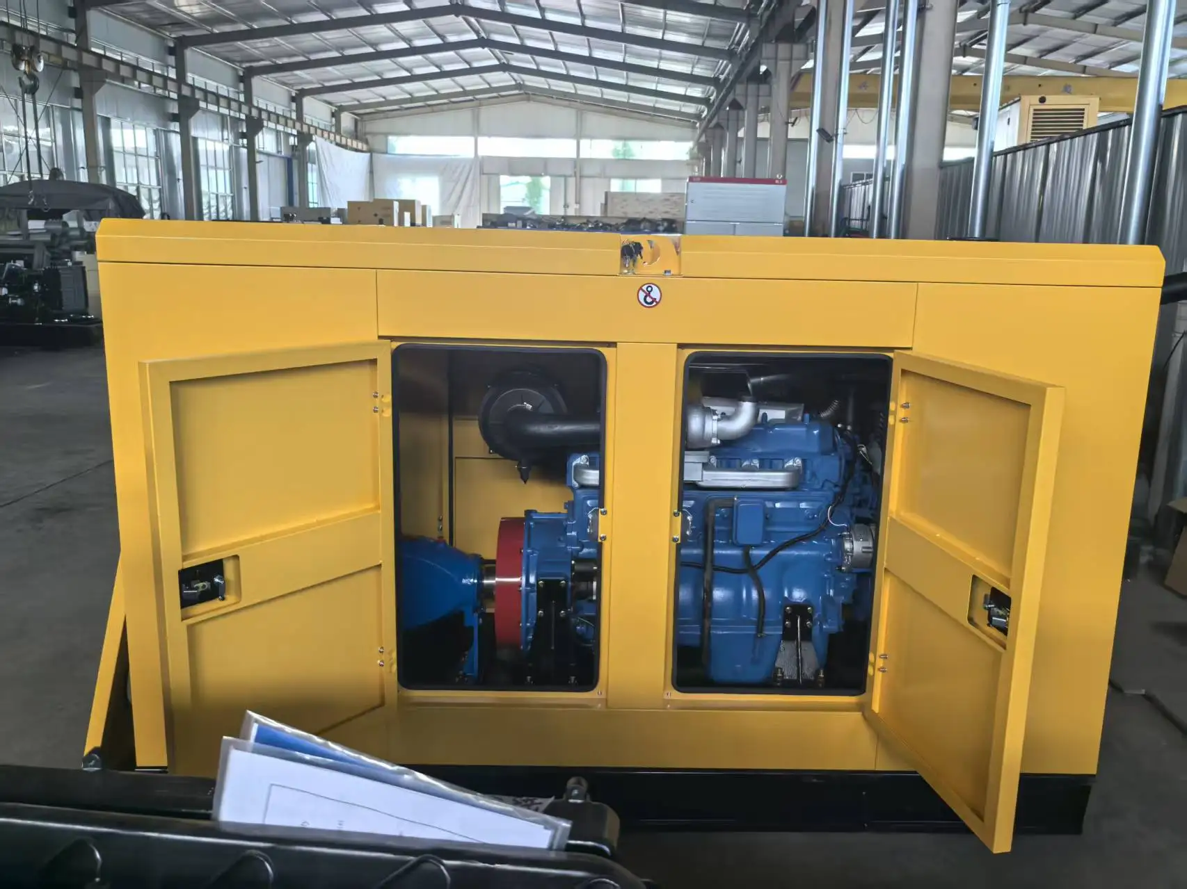 Diesel engine Water Pump for Farm garden Irrigation With 400m³/h flow Centrifugal Pump R6105AZLD Diesel Engine and canopy