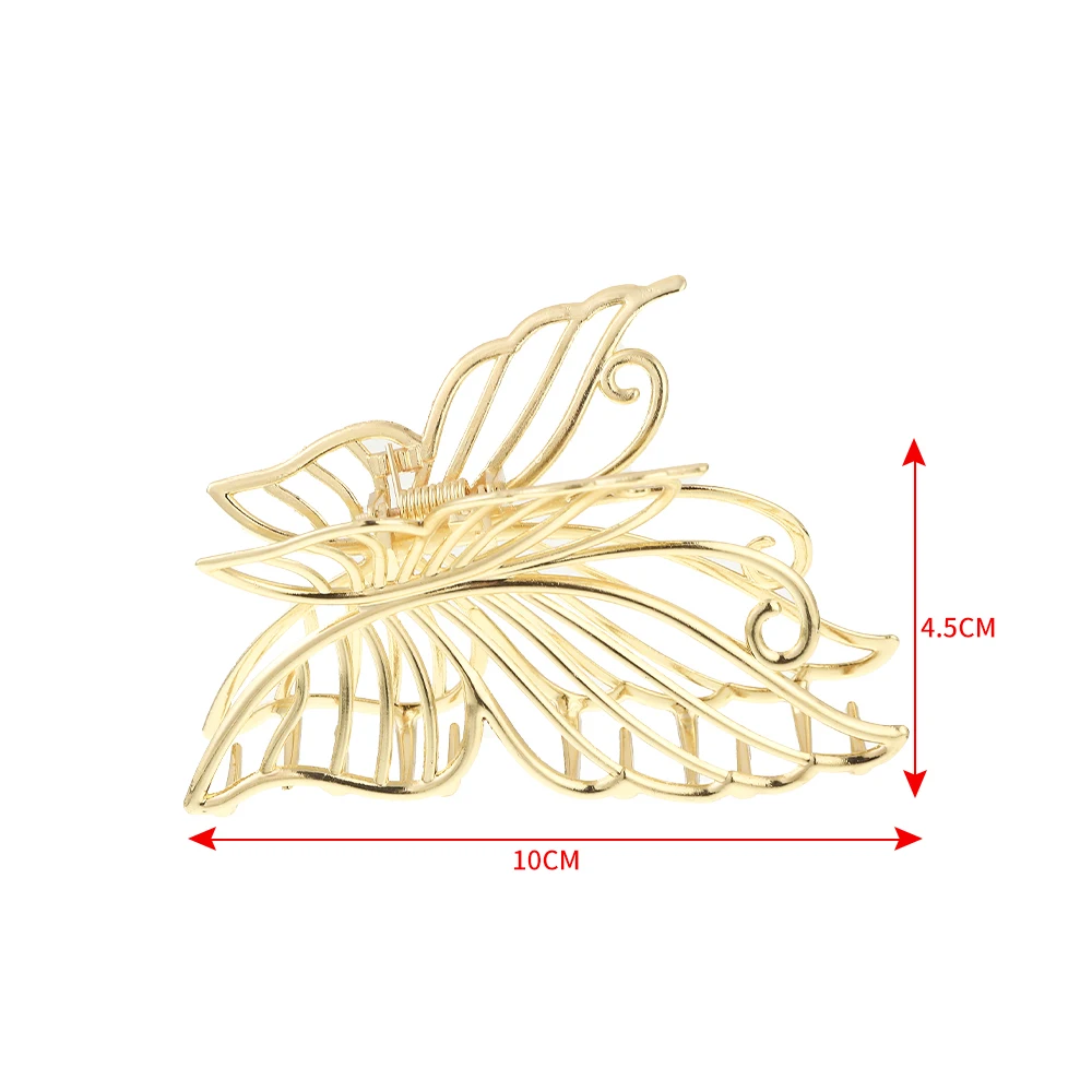 Rhinestone Butterfly Hair Claw Clips Hair Claw For Women Elegant Ponytail Holder Hairpins Hair Crab Fashion Hair Accessories