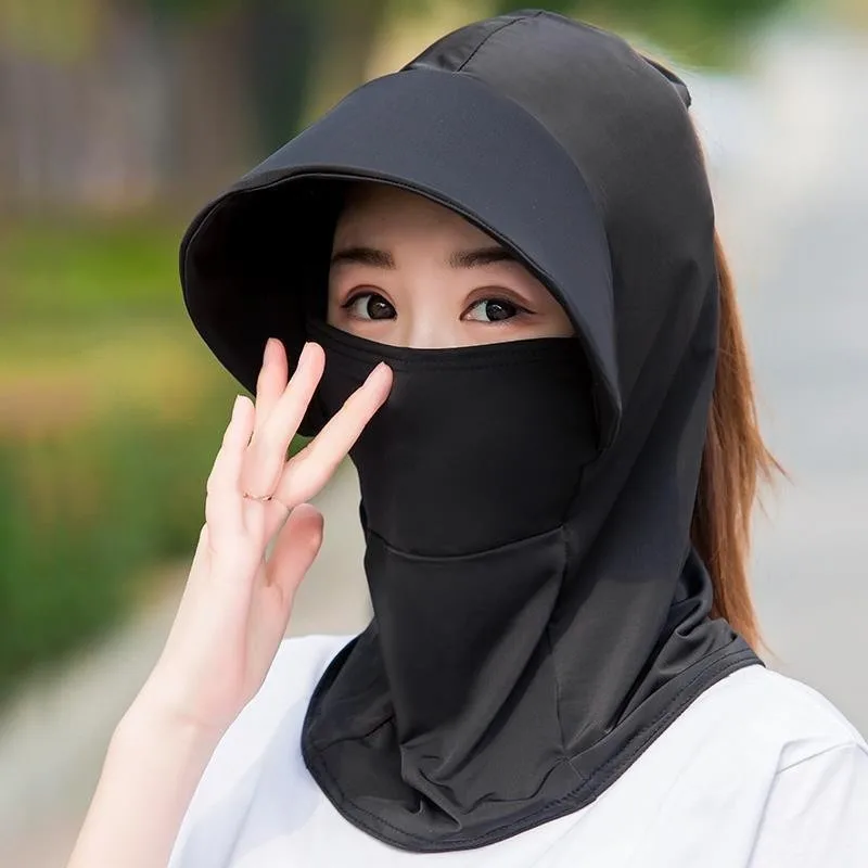 

Sunscreen Mask, Neck Protection Hat, Integrated Full Face Cycling Scarf, Face Protection, Sunshade Mask, Hat and Headgear
