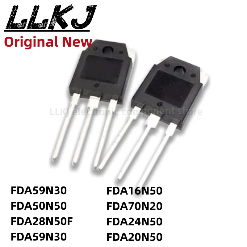 1pcs FDA59N30 FDA50N50 FDA28N50F FDA59N30 FDA16N50 FDA70N20 FDA24N50 FDA20N50 TO3P POWER TRANSISTORS TO-3P