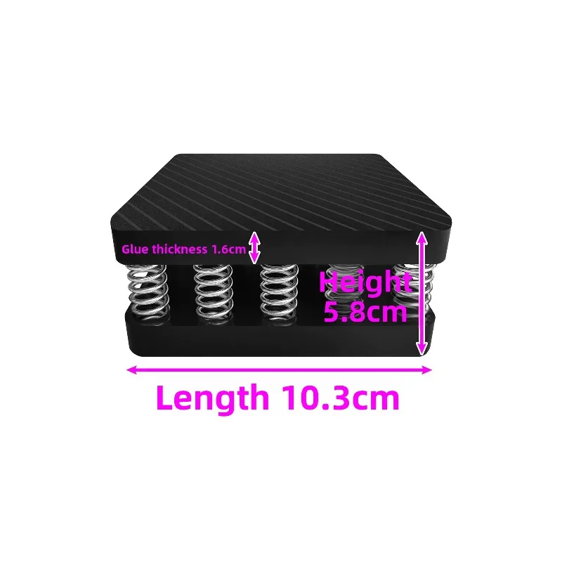 Bar subwoofer shock-absorbing speaker shock-absorbing pad KTV professional audio foot nail rack tripod ground shock absorber