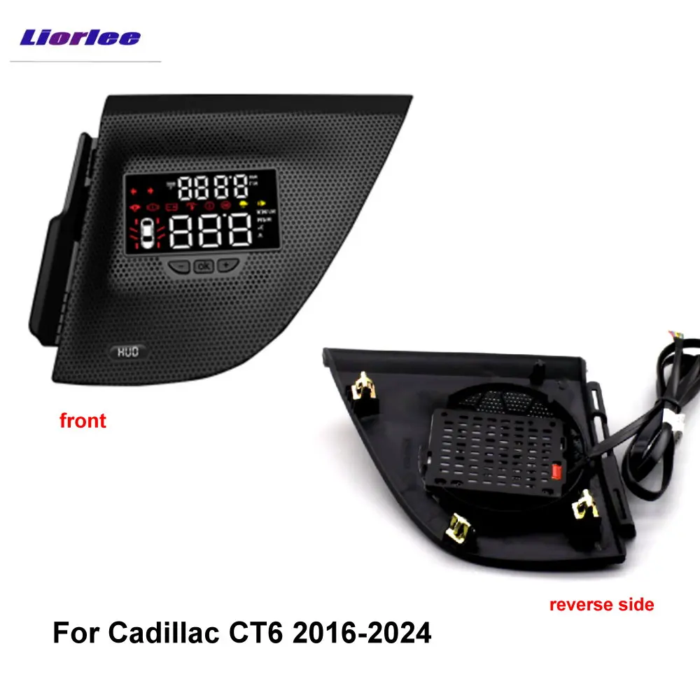 

For Cadillac CT6 2016–2024 Car Electronics Head Up Display HUD Accessories Driving Computer HD LCD Screen Windshield Projector
