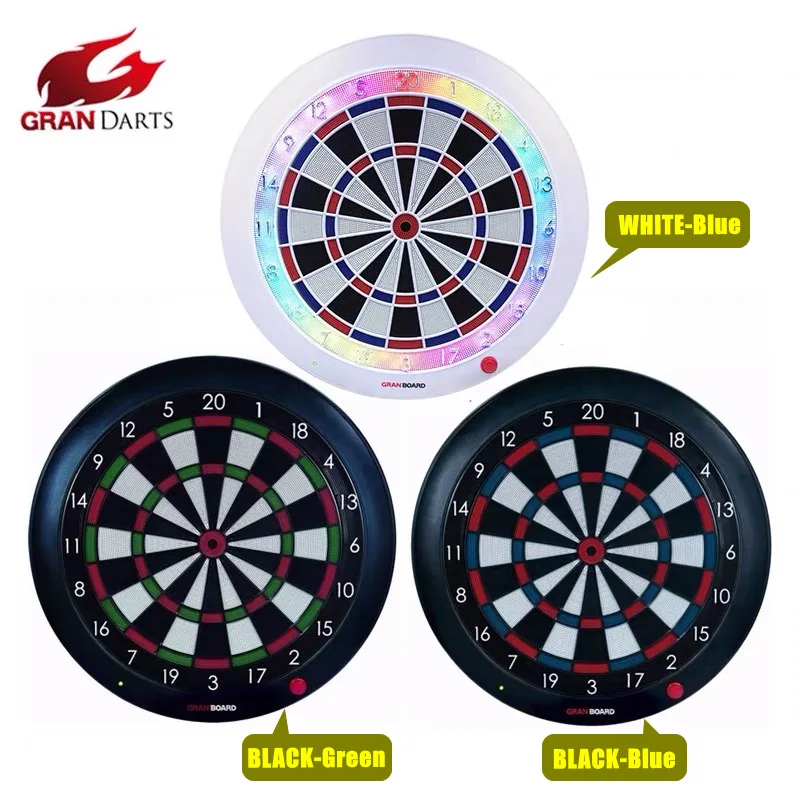 Dartboard Professional Granboard 3s Dart Board White Edition LED Bluetooth Dartboard Christmas Gift