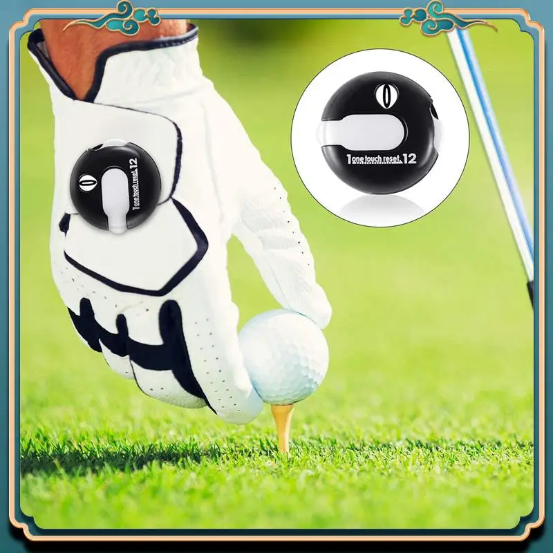 

Новейшие 6-компонентные счетчики очков для мини-гольфа, счетчик ударов для гольфа с одним контактом, индикатор сброса, спортивные аксессуары