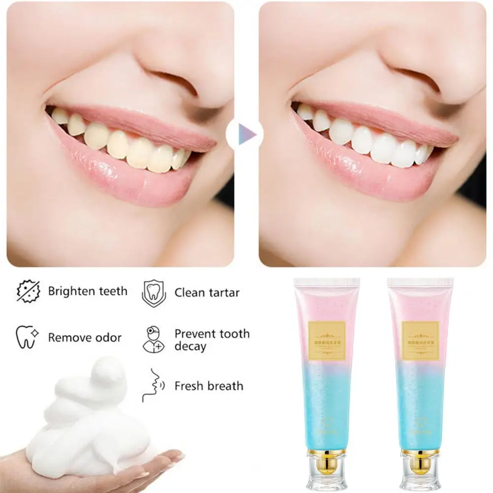 

Whitening Toothpaste Oral Health Toothpaste Teeth Whitening Nicotinamide Toothpaste for Men Women Stain Removal Gum for Breath