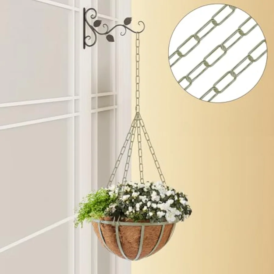 Kit de Cadena Resistente para Colgar Lámparas, Candelabros, Lámparas Colgantes, Faroles, Lámparas de Techo, Plantas/Flores