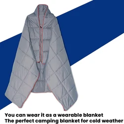 Wearable Ultralight Down Camping Blanket Outdoor Portable Storage Compression Slumber Bag Travel Sundries Bag Waterproof Blanket
