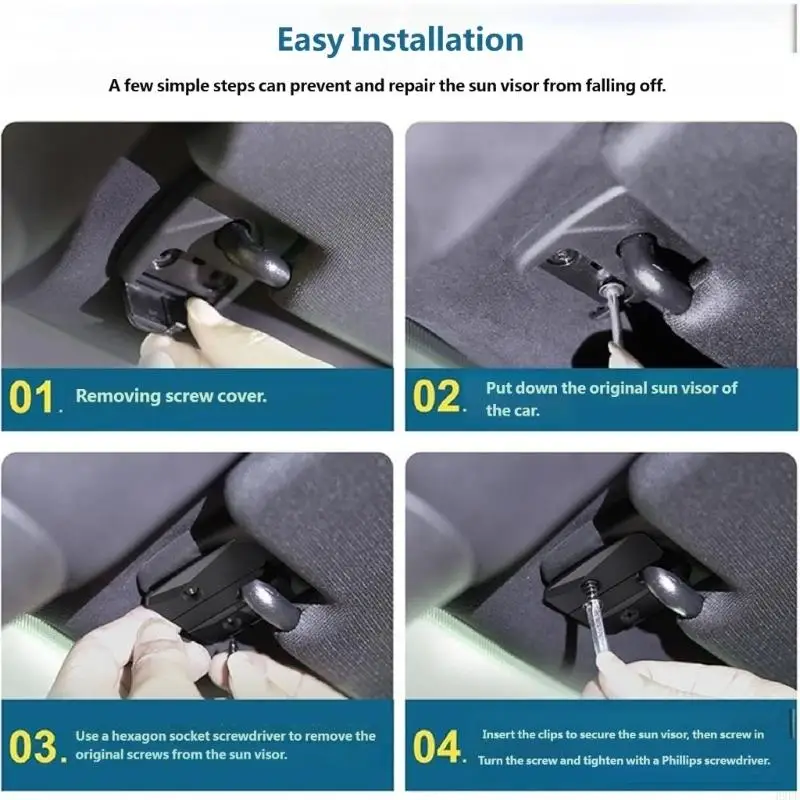 

Metal Sun Shade Fixing For 2019 2025 Pickup Truck Simple Assembly Strong Mounting Solution H9EE