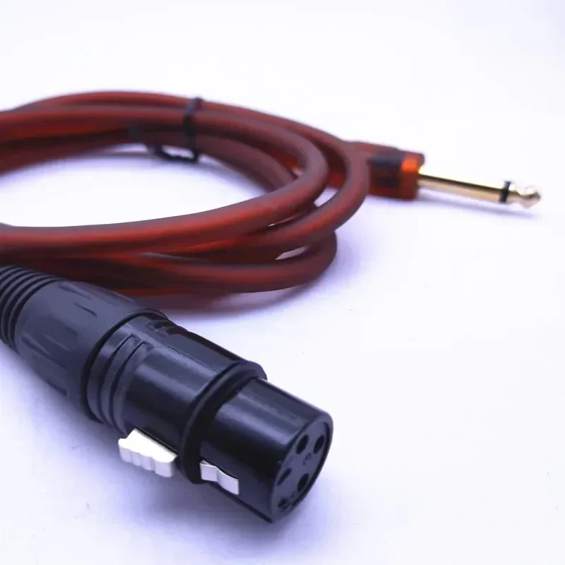 

6,5 вращающаяся пушка, женская, черная, XLR, женская пара, 6,35, мужской, позолоченный шнур для микрофона, мундштук для микрофона, кабель для микшера