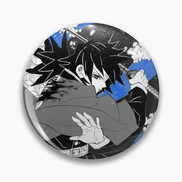 Demon Slayer Rengoku Sparkly Kyo Chibi No Soft Button Pin Customizable Lover Collar Cute Creative Funny Metal Gift Hat Cartoon