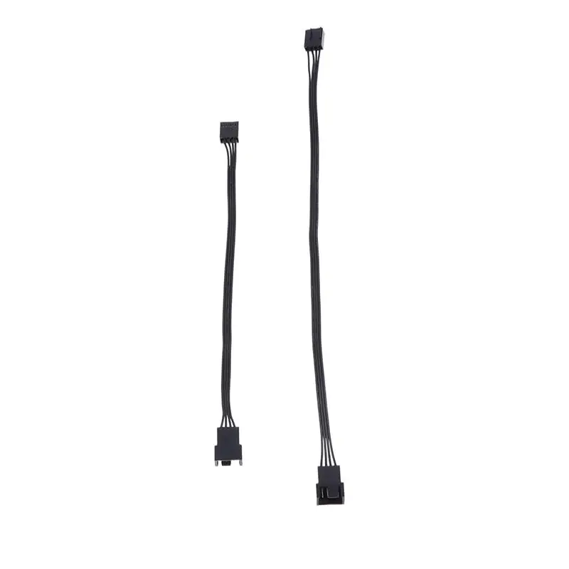 5PCS 4Pin PWM CPU Fan Wire Connector Adapter Computer Fan Extension Power Cable Replacement Accessories 24AWG