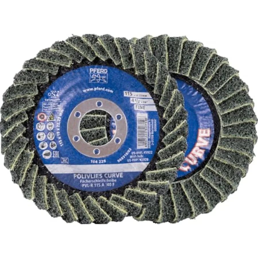 

ПОЛИВЛИСЫ ® Круг лепестковый PVL-R из оксида алюминия для обработки поверхностей, 1 шт. - Артикул 45922