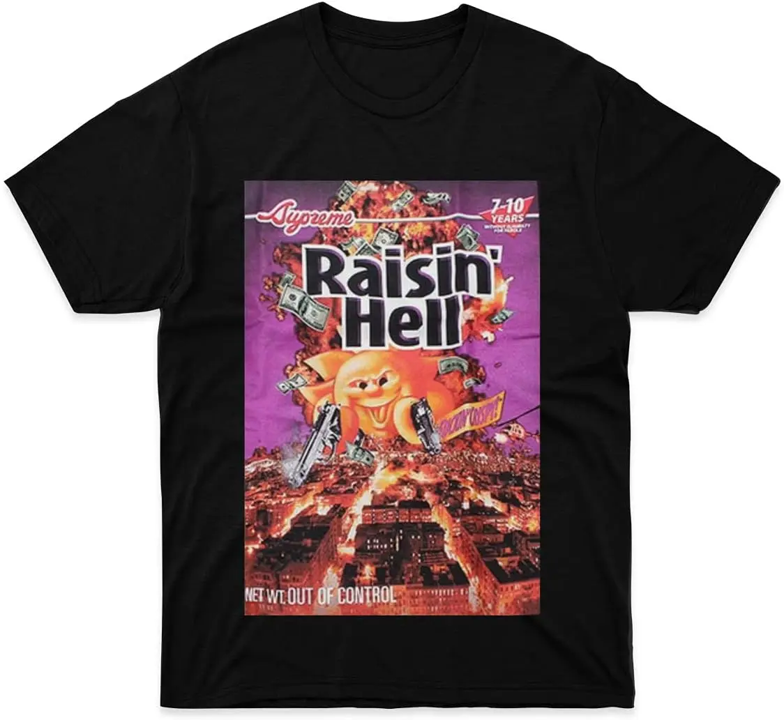 Raisin Hell Shirts for  White Friends Gift  Tees Cotton Luxury brand vintage oversized