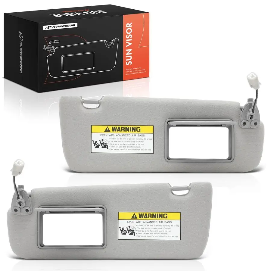 

Driver amp Passenger Sun Visor Compatible with Hyundai Sonata 2005 2006 2007 2008 with Vanity Light, with Vanity Mirror, with Su
