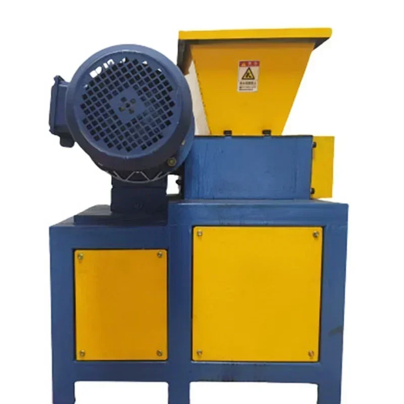 Small Electric Shredder,Plastic Scrap Metal Impact Shredder Shredded Material Metalworking Tools 220V/7.5KW Stand By Custom Made