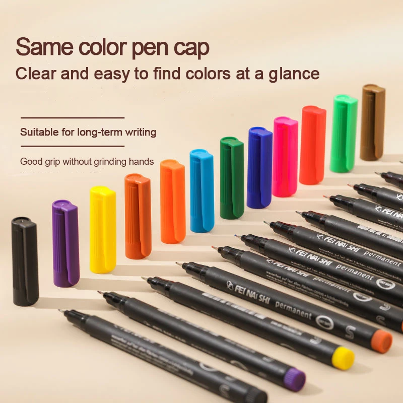 Colored Permanent Marker Art Pens Waterproof Pen Perfect For Drawing And Art
