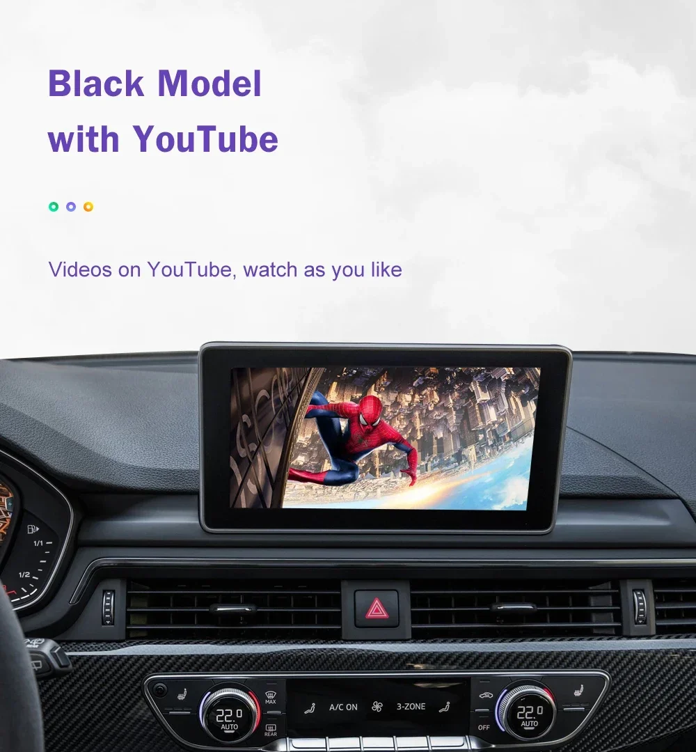 Kabelloses CarPlay für Audi A4 B9 A5 2016-2018 Android Auto Mirror Link AirPlay Rückfahrkamera Multimedia-Zubehör – Detail 9