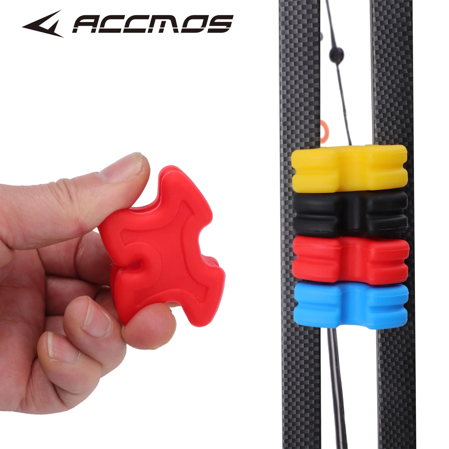 

4pcs Bow Stabilizer Compound Bow Limbs Saver Rubber Damping Reduce Shock Absorber Vibration Damper Dampener Accessories