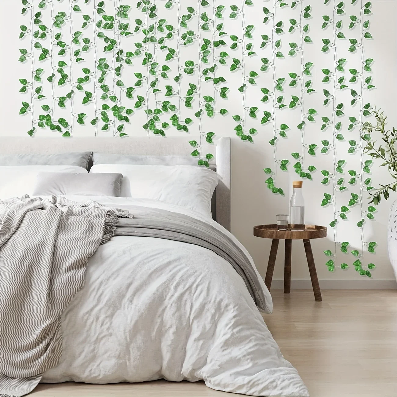 12 teile/paket Künstliche Liana Rebe Wand Hängen Gefälschte Pflanzen Ivy String Blätter Dekoration Hause Outdoor Garten Hochzeit Party Dekore – Detail 2