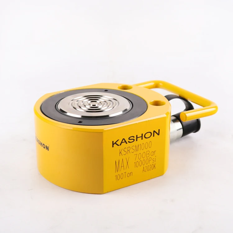 

KSRSM-1500 Enerpac Equivalent 150 Ton Ultra Thin Small Telescopic Hydraulic Cylinder Jack