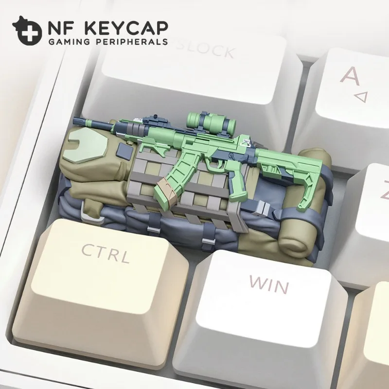 Operation Delta Theme Keycaps Set 3D Resin Artisan Keycaps Custom Original Handmade Keycaps for Mechanical Keyboard Accessories