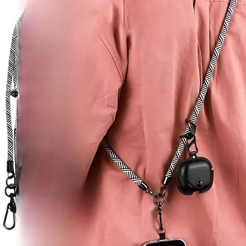 Универсальный ремешок через плечо 120 см, цепочка для чехла для телефона, регулируемый ремешок для телефона, съемная веревка для мобильного телефона