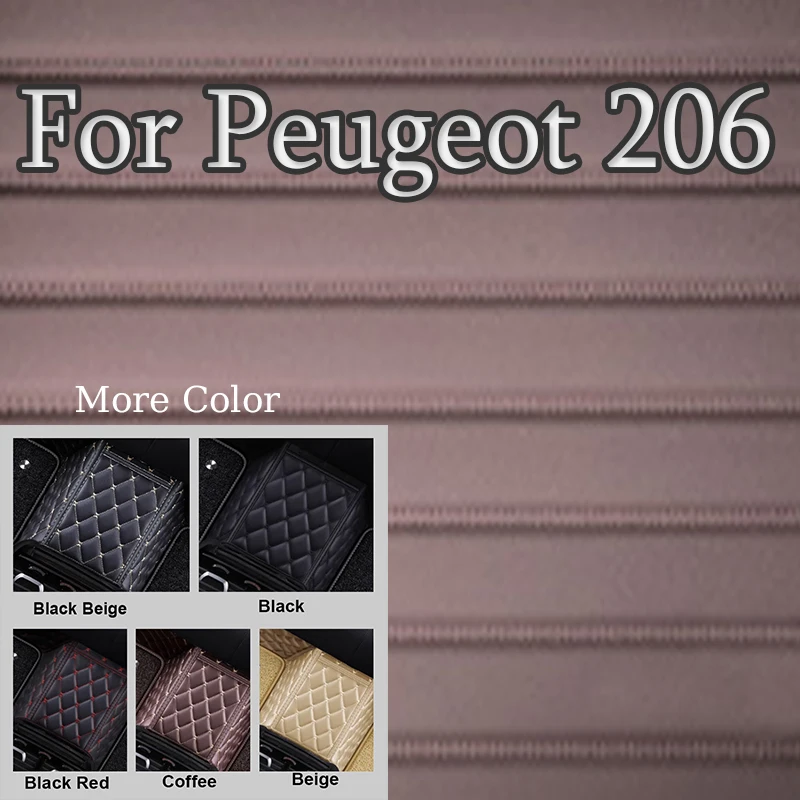 

Роскошные автомобильные коврики для Peugeot 206 206 + 1998 1999 2000-2013, ковры, роскошные кожаные коврики, детали интерьера, автомобильные аксессуары