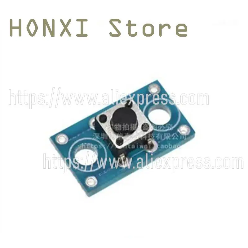 10 Buah Modul Kunci 6X6Mm Modul Sakelar Sentuh Cahaya 6*6*5 Kunci Elektronik Blok Bangunan Titik Bergerak